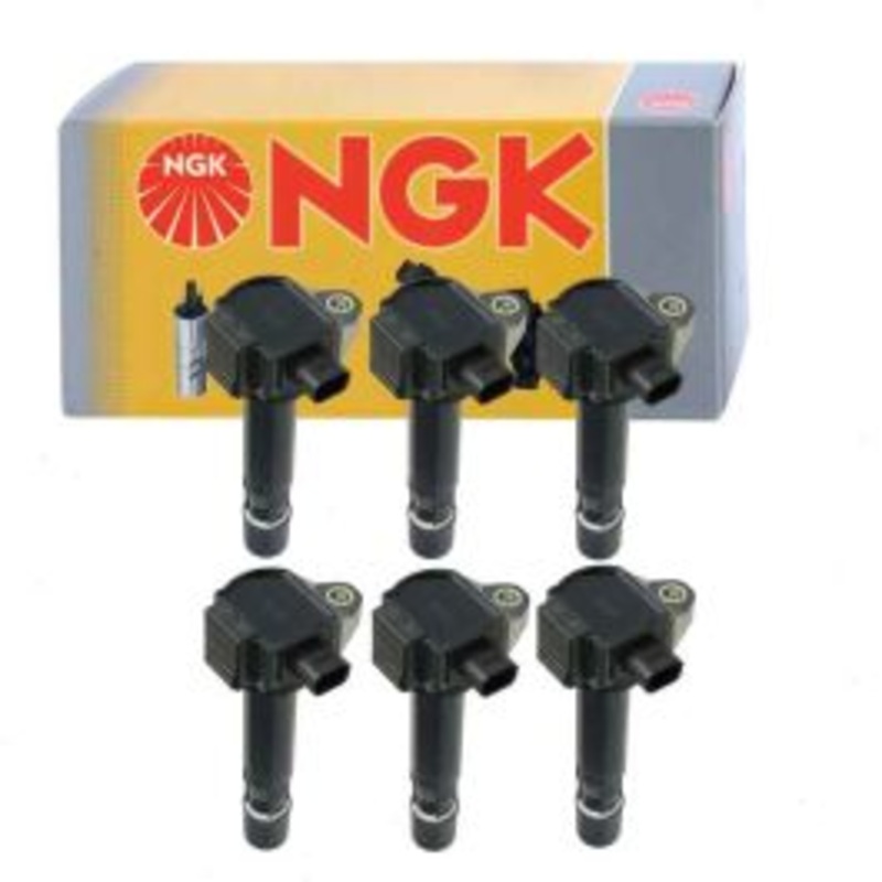 6 pc NGK Ignition Coils for 2014-2019 Acura RLX 3.5L V6