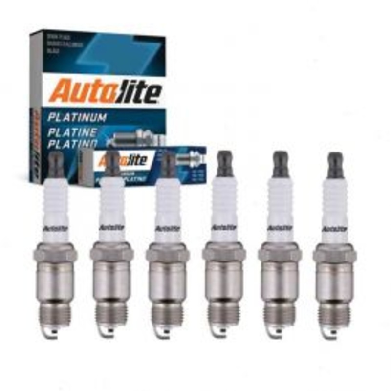 6 pc Autolite Platinum Spark Plug for 1970-1974 Chevrolet C10 Pickup 4.8L L6