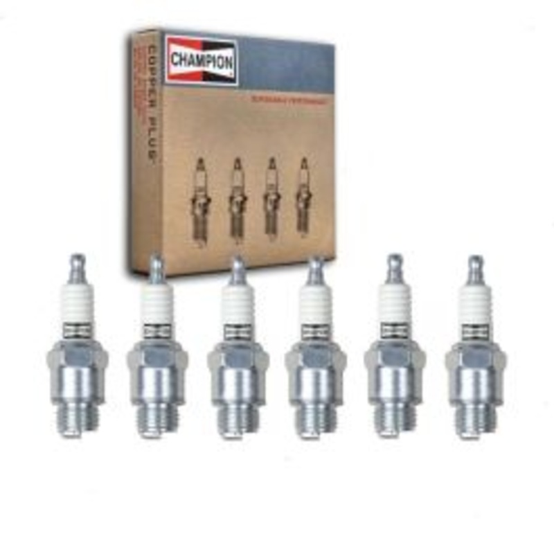6 pc Champion Industrial Spark Plugs for 1935 Hupmobile Series 517-W