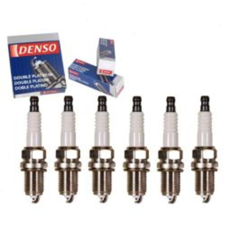 6 pc DENSO Double Platinum 3127 PK20R8 Spark Plugs