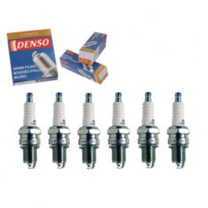 6 pc DENSO Standard U-Groove Spark Plugs for 1972-1987 Jaguar XJ6 4.2L L6