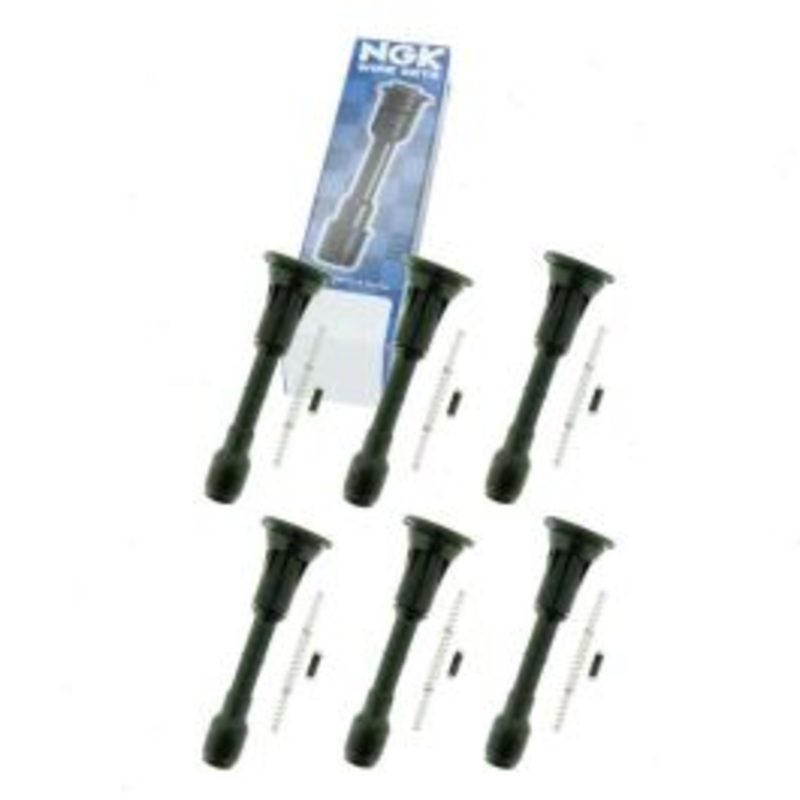 6 pc NGK Ignition Coil Boots for 2014 Infiniti QX60 3.5L V6