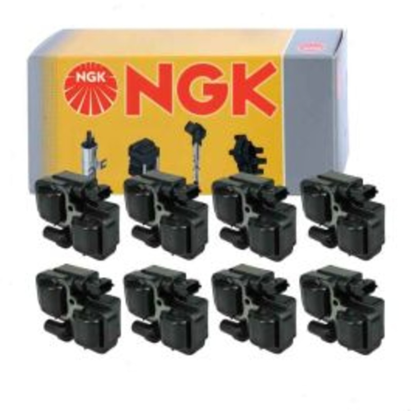 8 pc NGK Ignition Coils for 1998-2000 Mercedes-Benz C43 AMG 4.3L V8