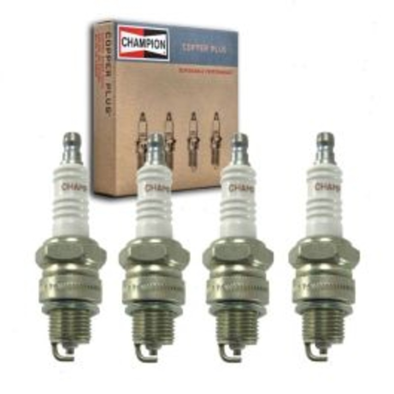 4 pc Champion Copper Plus Spark Plugs for 1963-1967 Renault R8 1.0L 1.1L L4