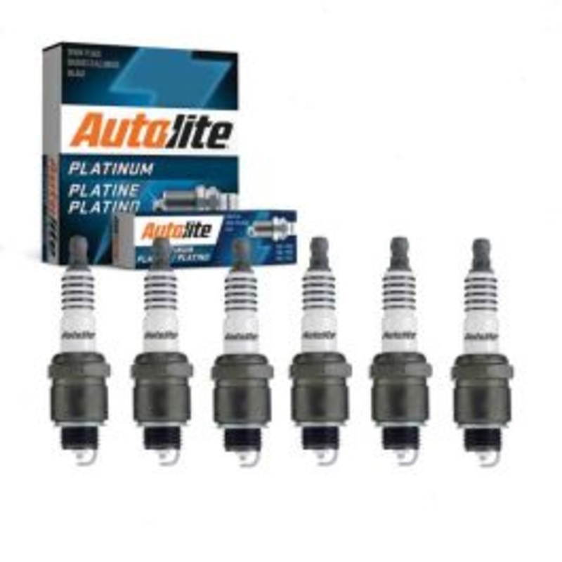 6 pc Autolite Platinum Spark Plug for 1956-1957 International S120 3.6L 3.9L