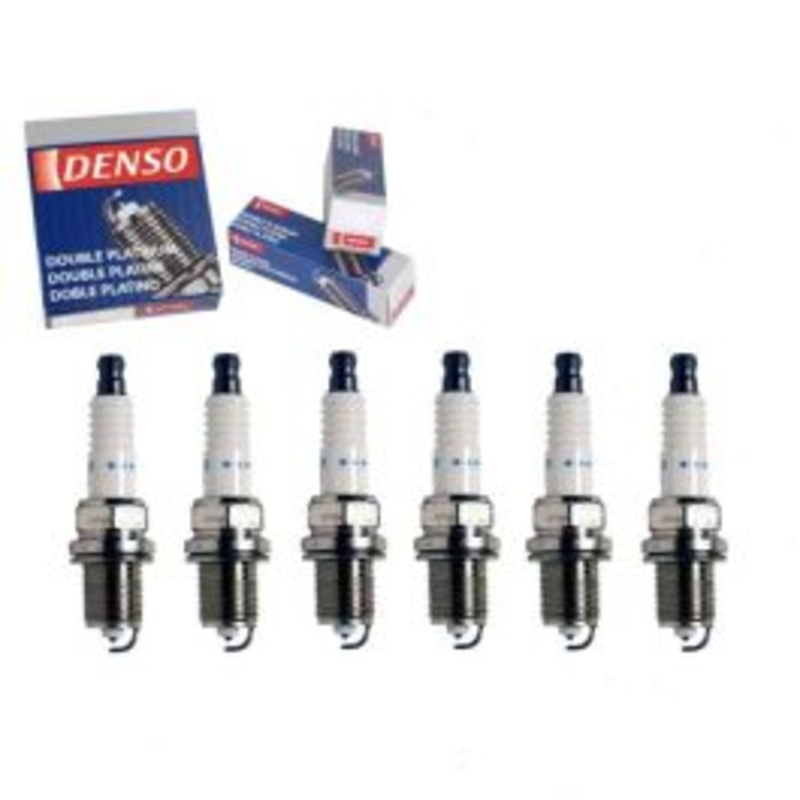 6 pc DENSO Double Platinum Spark Plugs for 1994-1995 Mercedes-Benz S320 3.2L L6