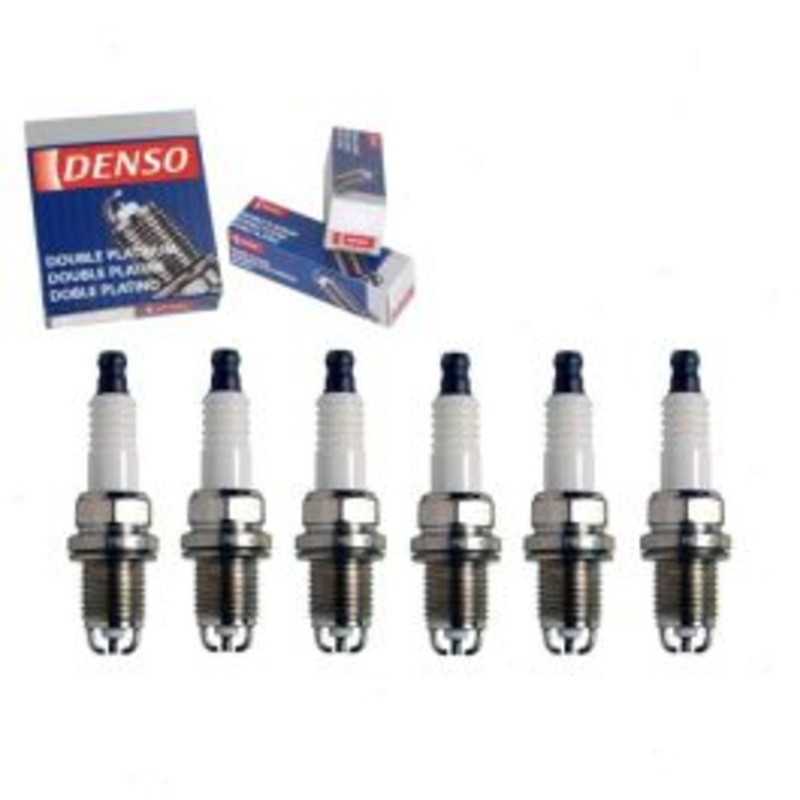 6 pc DENSO Double Platinum Spark Plugs for 2000-2005 Porsche 911 3.4L 3.6L H6