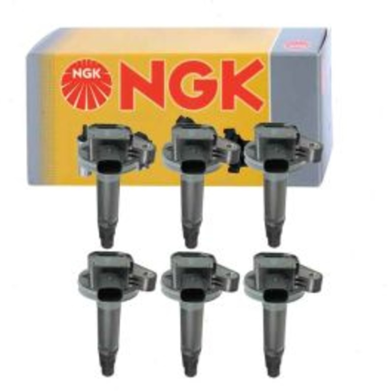 6 pc NGK Ignition Coils for 2007-2018 Ford Edge 3.5L 3.7L V6