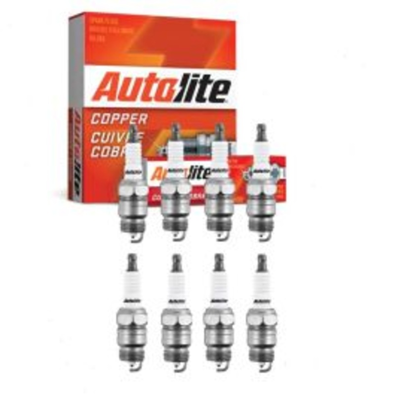 8 pc Autolite Copper Core Spark Plugs for 1956 Ford Park Lane Wagon 4.4L 4.8L 5.1L V8