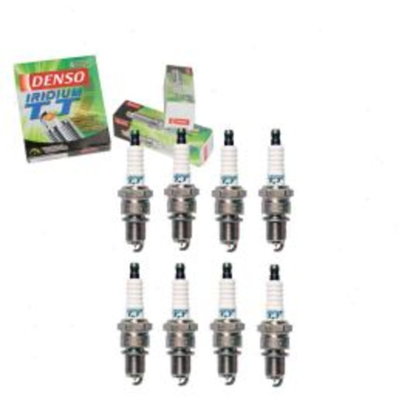 8 pc DENSO Iridium TT Spark Plugs for 1984-1986 Maserati Quattroporte 4.9L V8