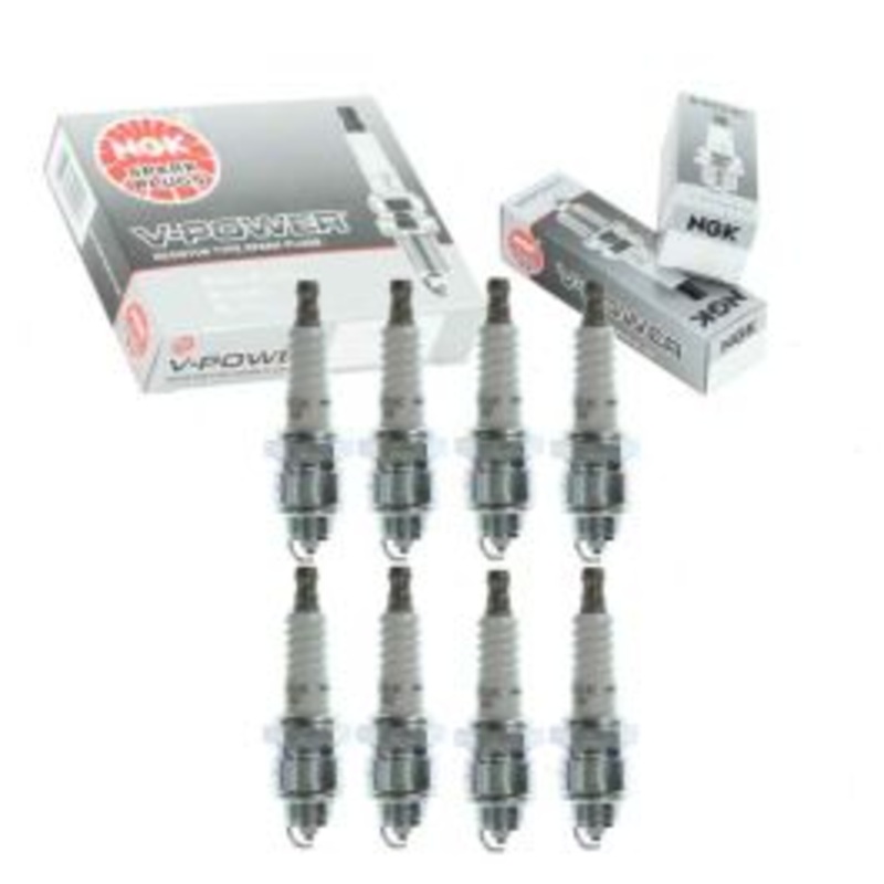 8 pc NGK V-Power Spark Plugs for 1965-1978 Dodge Monaco 6.3L 6.7L 7.0L 7.2L V8