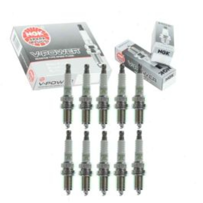 10 pc NGK V-Power 2087 BKR5EYA Spark Plugs