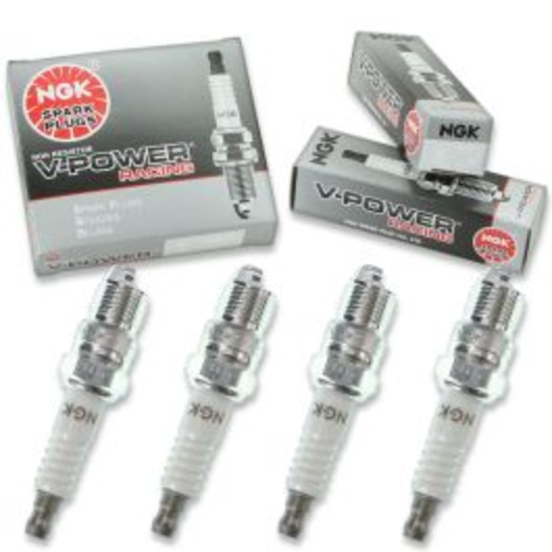 4 pc NGK V-Power Racing 5657 R5674-8 Spark Plugs