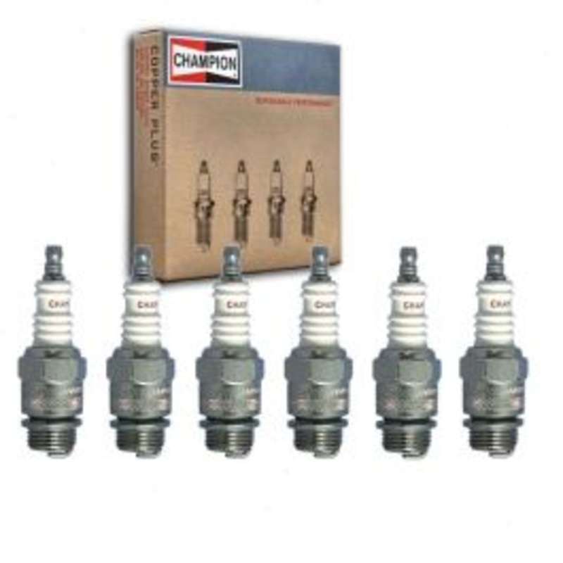 6 pc Champion Industrial Spark Plugs for 1961-1964 Checker Marathon 3.7L L6