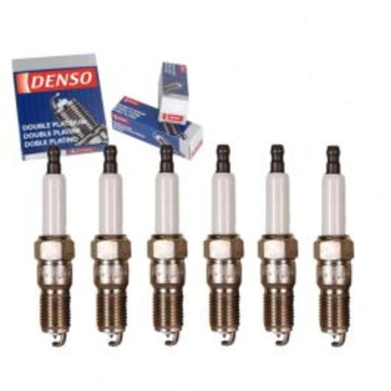 6 pc DENSO Double Platinum Spark Plugs for 1975-1979 Mercury Bobcat 2.8L V6