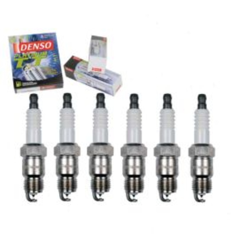 6 pc DENSO Platinum TT Spark Plugs for 1976-1980 Plymouth Volare 3.7L L6