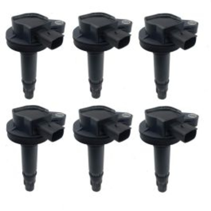 6 pc Hitachi Ignition Coils for 2007-2017 Ford Edge 3.5L 3.7L V6