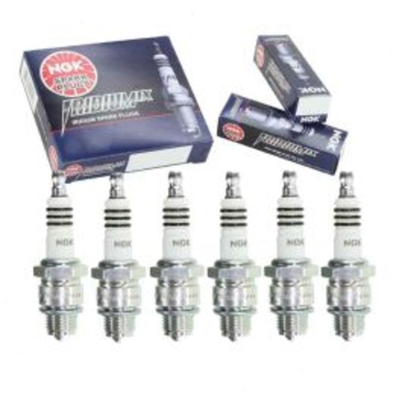6 pc NGK Iridium IX 3419 BR6HIX Spark Plugs