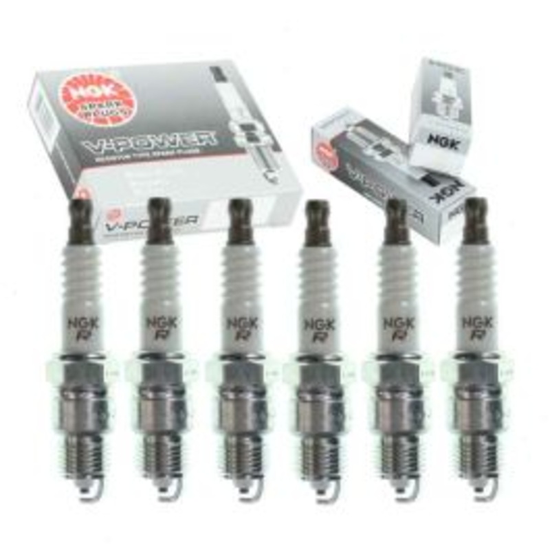 6 pc NGK V-Power Spark Plugs for 1971-1981 Chevrolet Camaro 3.8L 4.1L L6 V6