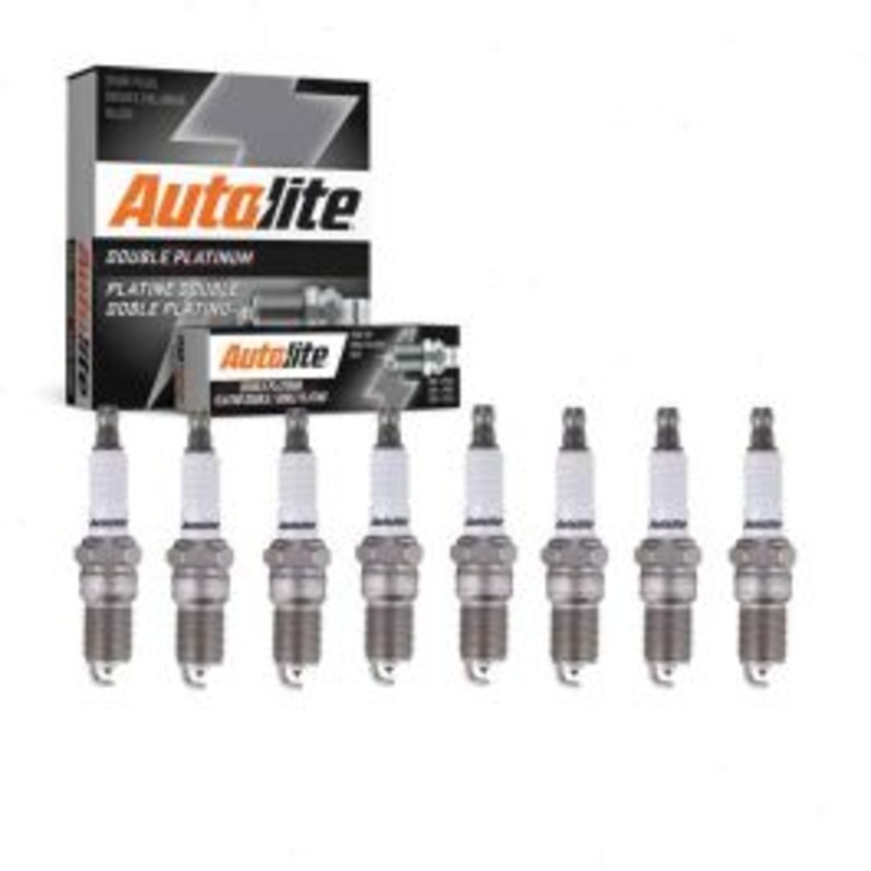 8 pc Autolite Double Platinum Spark Plug for 1999-2004 Ford F-250 Super Duty