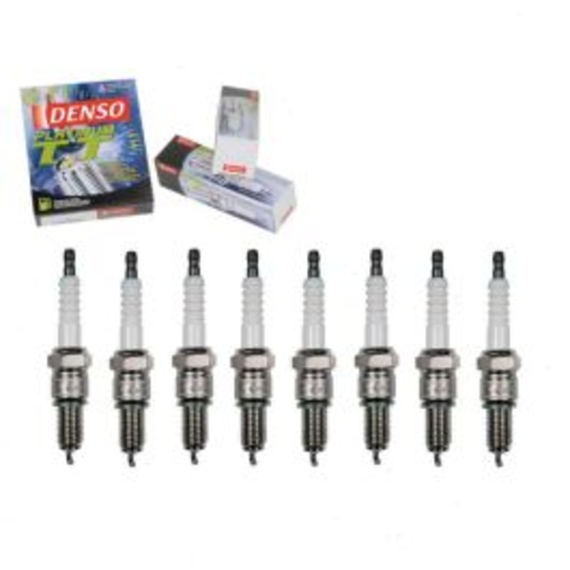 8 pc DENSO Platinum TT Spark Plugs for 1968-1972 Plymouth Barracuda 5.6L V8