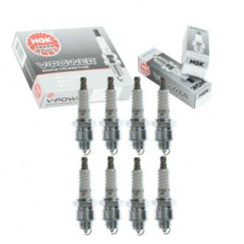 8 pc NGK V-Power Spark Plugs for 1963-1971 Pontiac LeMans 5.3L 5.7L 6.4L 6.6L 7.0L 7.5L V8