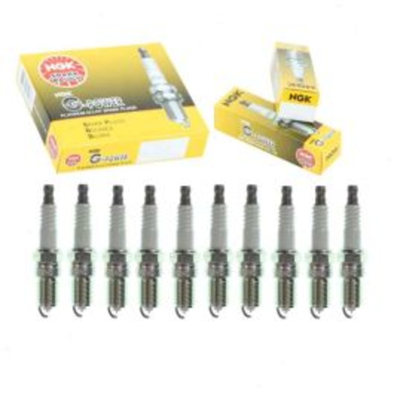 10 pc NGK G-Power Spark Plugs for 1997-2002 Ford E-350 Econoline 6.8L V10
