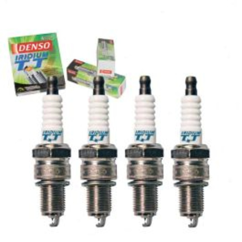 4 pc DENSO Iridium TT Spark Plugs for 1983-1988 Nissan Pulsar NX 1.6L L4