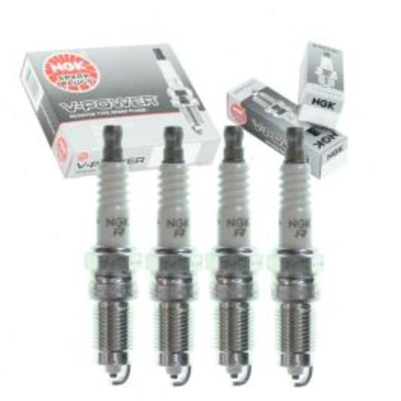 4 pc NGK V-Power Spark Plugs for 1983-1986 Ford LTD 2.3L L4