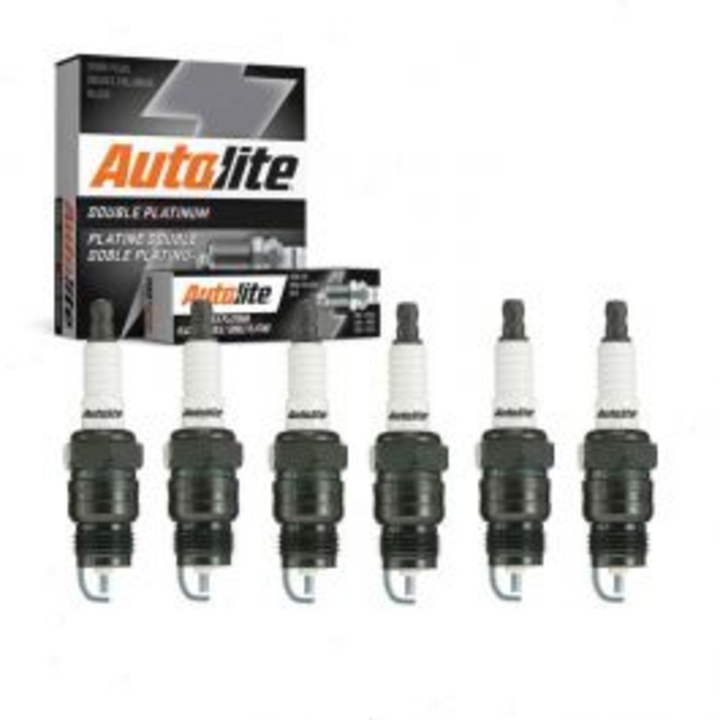 6 pc Autolite Double Platinum Spark Plug for 1987-1996 Ford E-350 Econoline