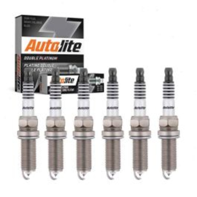 6 pc Autolite Double Platinum Spark Plug for 2013 Infiniti FX37 3.7L V6