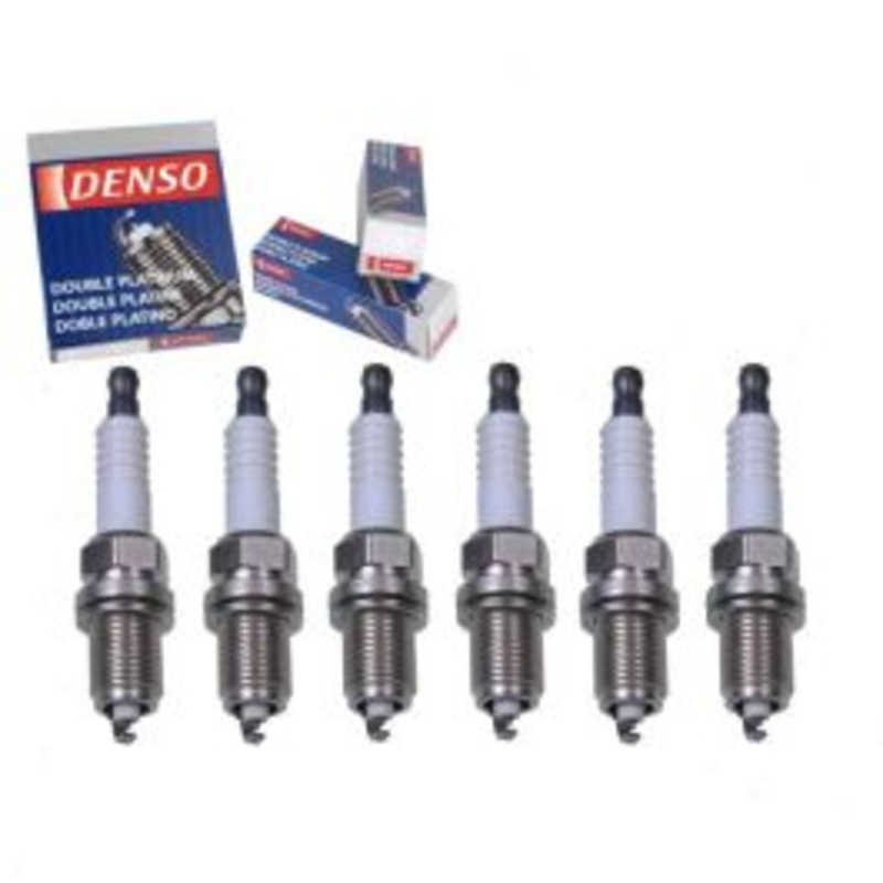 6 pc DENSO Double Platinum Spark Plugs for 1990-1994 Nissan D21 3.0L V6