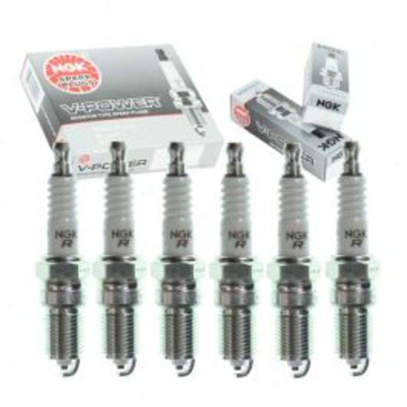6 pc NGK V-Power Spark Plugs for 1985-1987 Oldsmobile Calais 3.0L V6