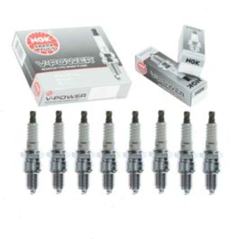 8 pc NGK V-Power Spark Plugs for 1972-1973 Jeep J-2600 5.0L 5.9L V8