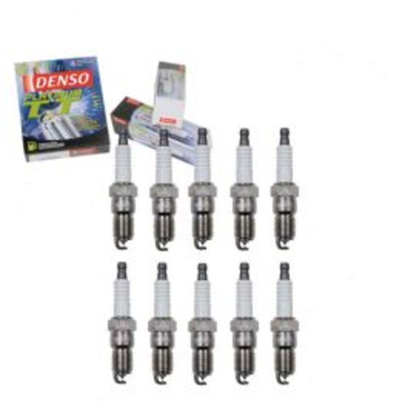 10 pc DENSO Platinum TT Spark Plugs for 1997 Ford E-350 Econoline 6.8L V10