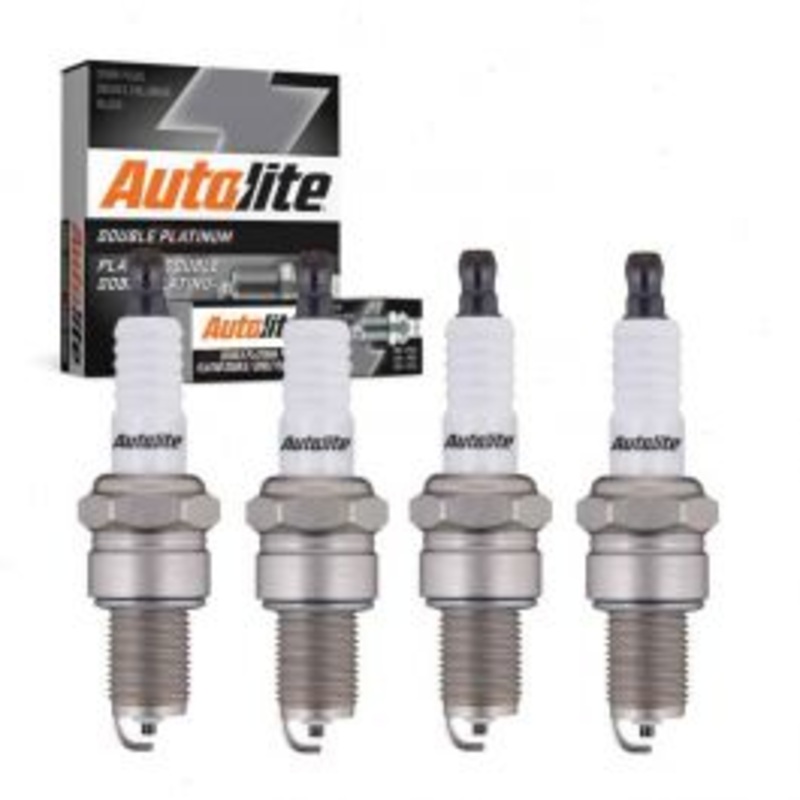 4 pc Autolite Double Platinum Spark Plug for 1979-1982 Plymouth Champ 1.4L