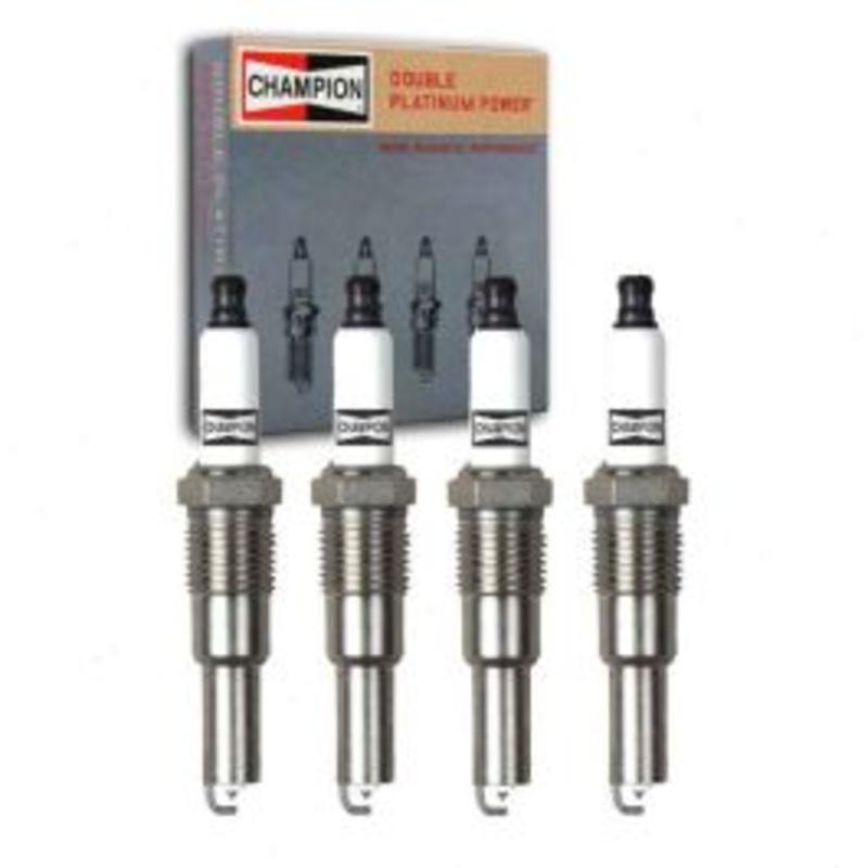 4 pc Champion Double Platinum 7989 Spark Plugs