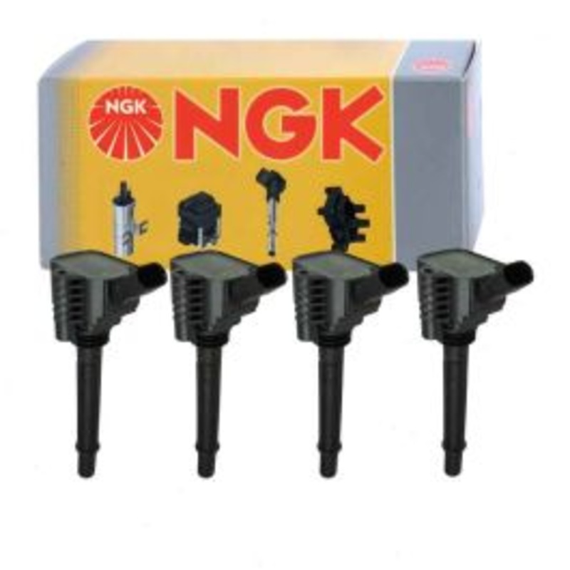 4 pc NGK Ignition Coils for 2012-2017 Fiat 500 1.4L L4