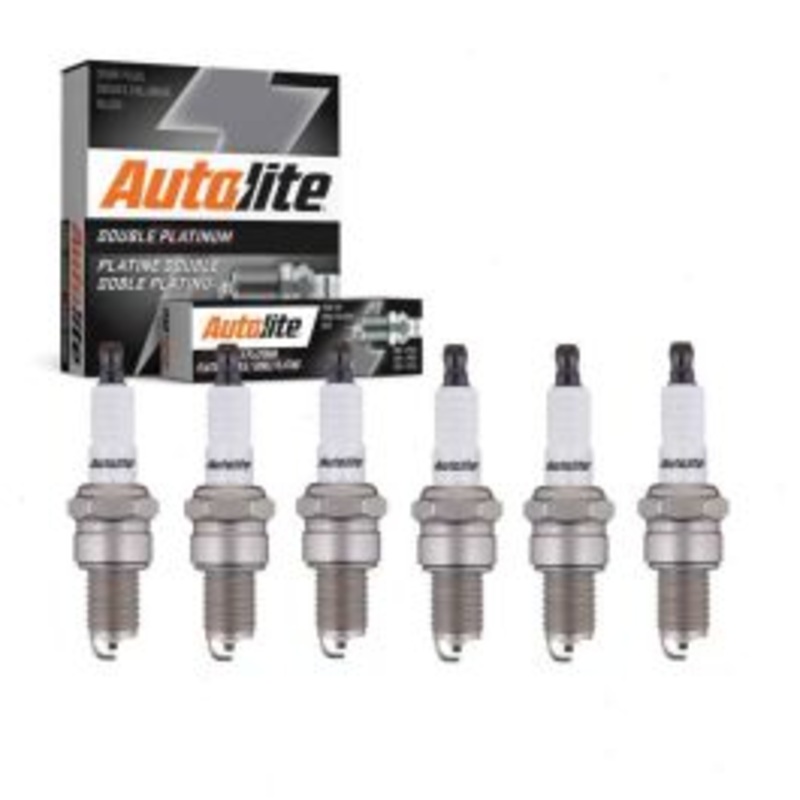 6 pc Autolite Double Platinum Spark Plug for 1972-1977 Jeep DJ5 3.8L 4.2L L6