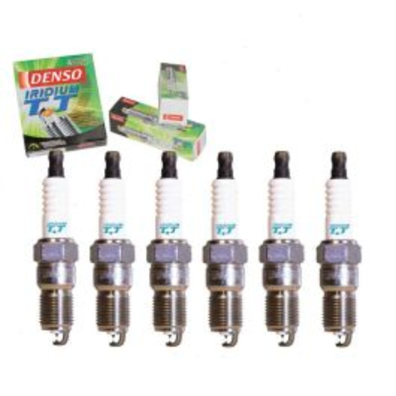 6 pc DENSO Iridium TT Spark Plugs for 1986-1987 Oldsmobile Firenza 2.8L V6