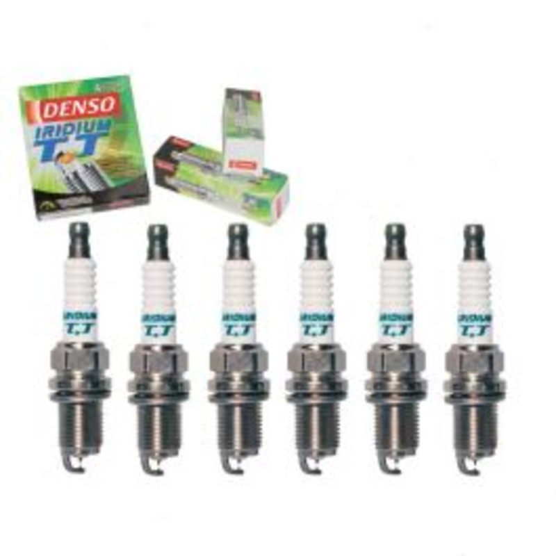 6 pc DENSO Iridium TT Spark Plugs for 2001-2006 BMW 325Ci 2.5L L6