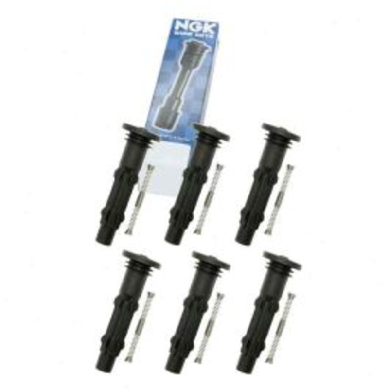 6 pc NGK 58957 Ignition Coil Boots