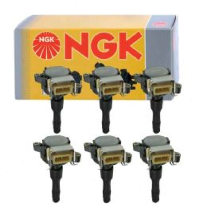 6 pc NGK Ignition Coils for 2000 BMW 328Ci 2.8L L6