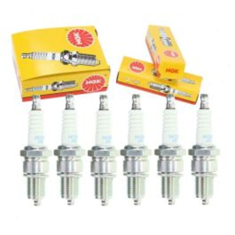 6 pc NGK Standard Spark Plugs for 1971-1974 BMW 3.0CS 3.0L L6