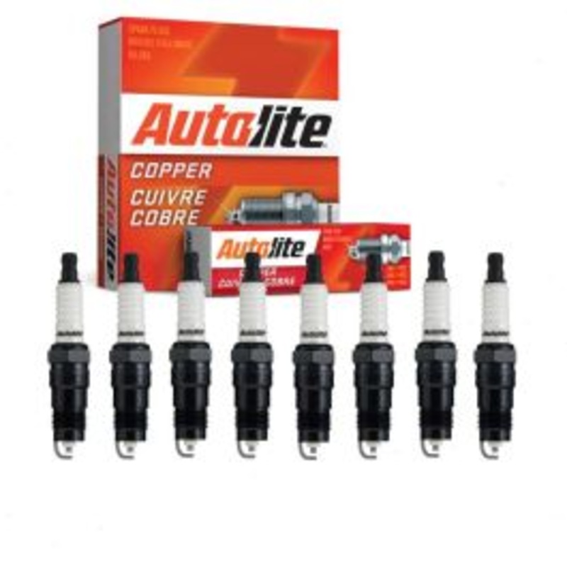 8 pc Autolite Copper Core Spark Plugs for 1986-1987 Lincoln Continental