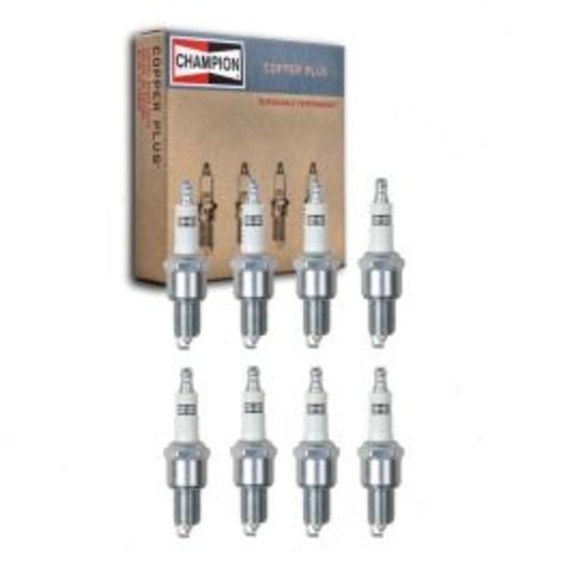 8 pc Champion Copper Plus Spark Plugs for 1958 Chevrolet Del Ray 5.7L V8