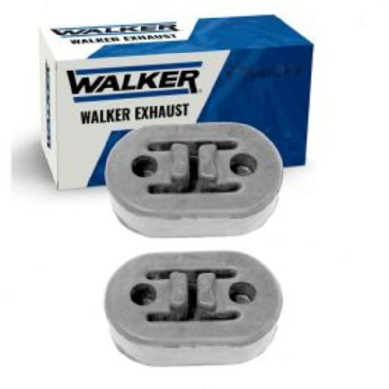 2 pc Walker Muffler Assm Exhaust System Insulators for 2007-2011 Jeep Wrangler 3.8L V6