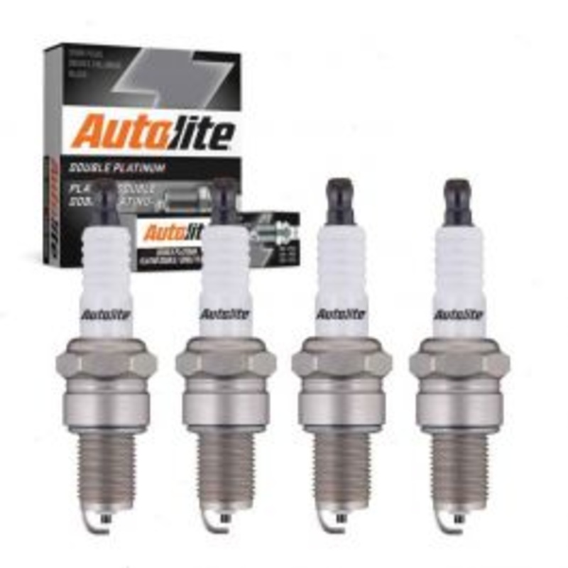 4 pc Autolite Double Platinum Spark Plug for 1985-1987 Renault Alliance 1.7L