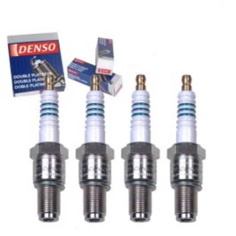4 pc DENSO Double Platinum Spark Plugs for 2013-2015 Audi A6 Quattro 2.0L L4