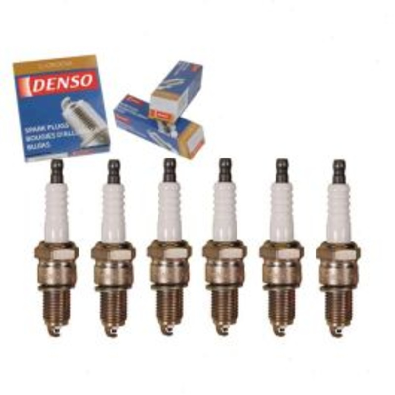 6 pc DENSO Standard U-Groove Spark Plugs for 1968-1970 Jeep J-3700 3.8L L6